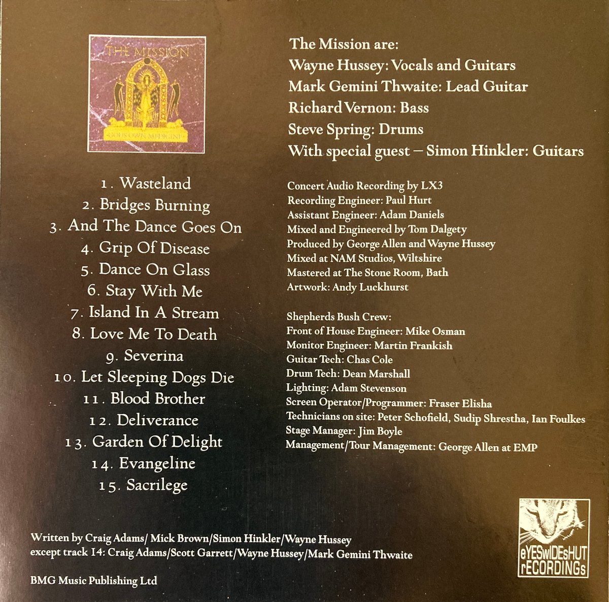 Image of Gods Own Medicine Live 28th Feb 2008