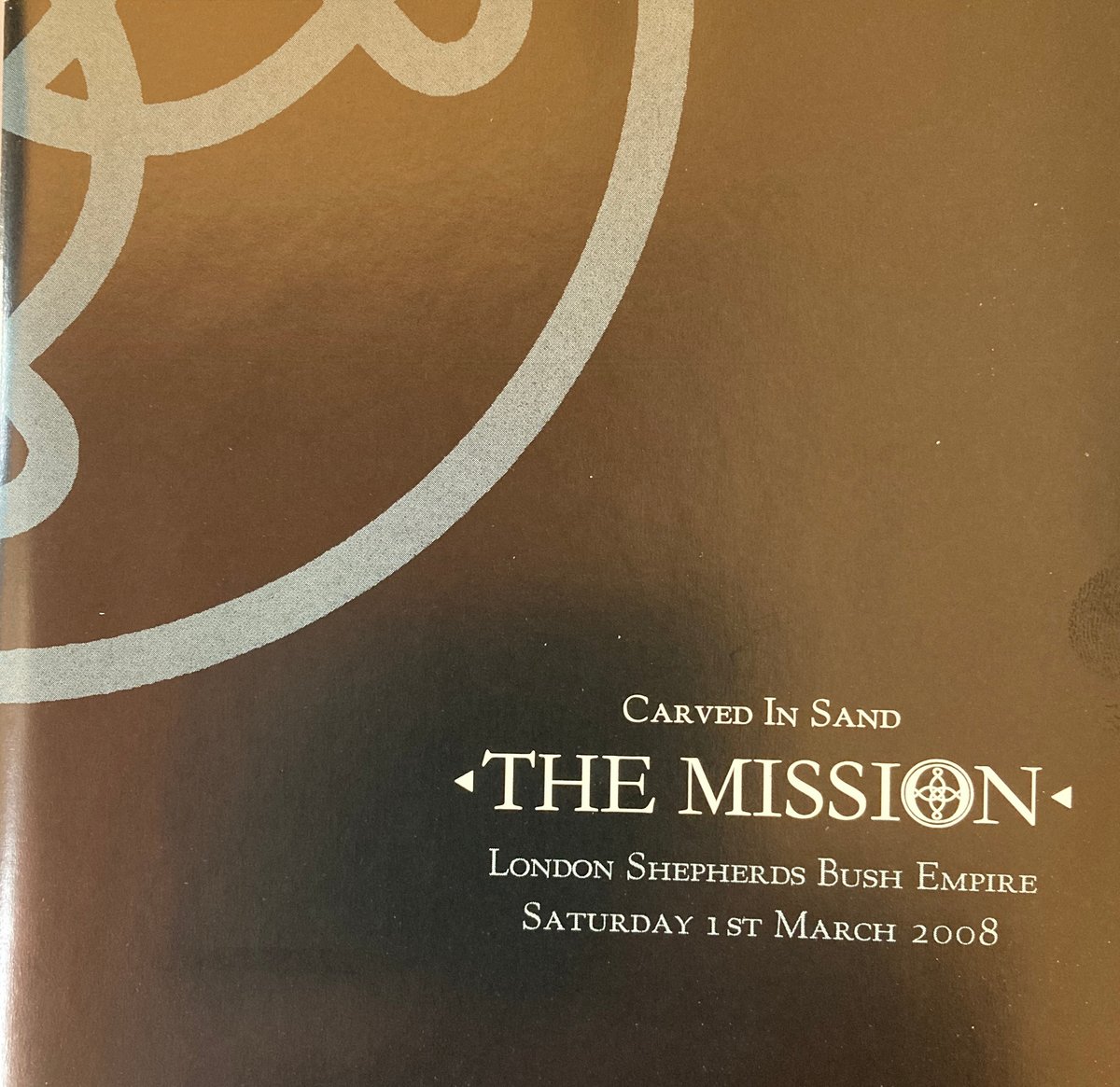 Image of Carved in Sand Live 1st March 2008