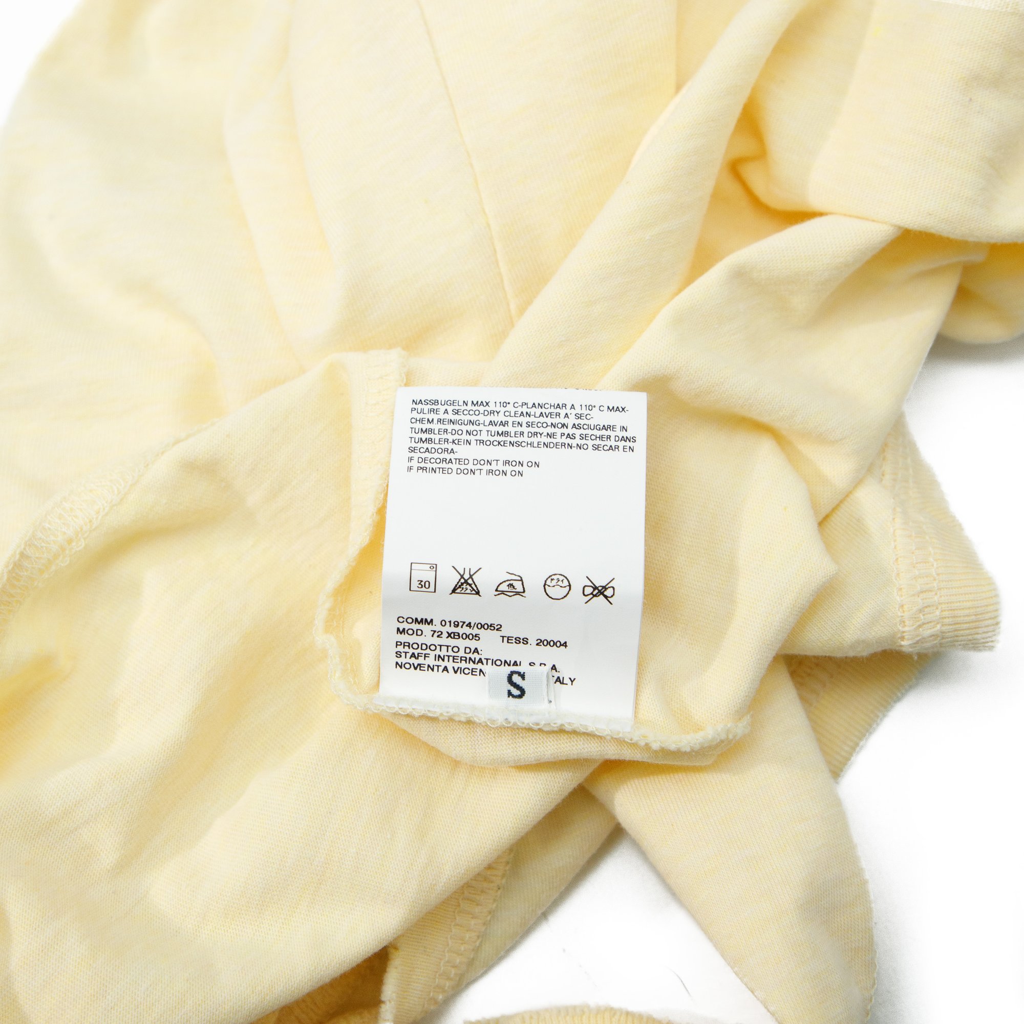 Image of Dsquared2 2005 Button Down Yellow Bodysuit