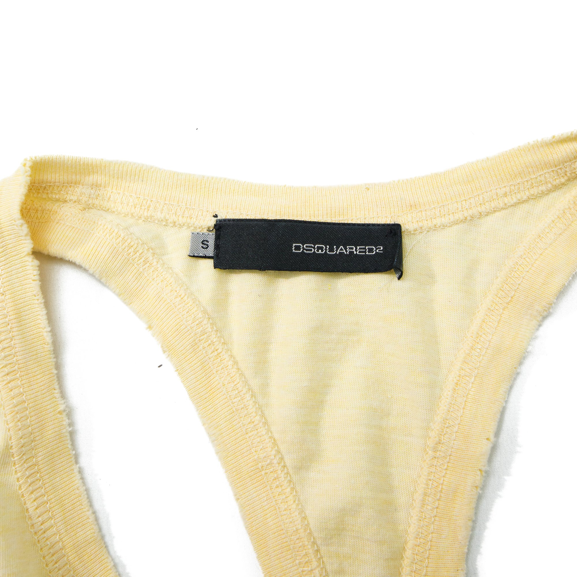 Image of Dsquared2 2005 Button Down Yellow Bodysuit