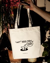 Image 1 of Tote bag "NOT HOLE MEN" - COLLAB' LADY BOY