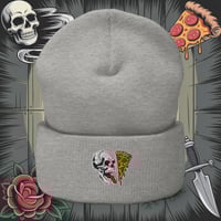 Image 4 of Skull Slice Cuffed Beanie
