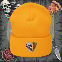 Image 3 of Skull Slice Cuffed Beanie