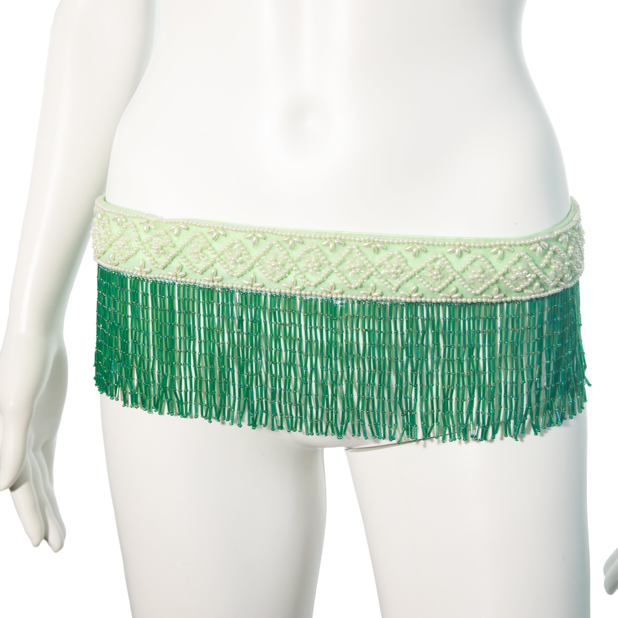 Image of Dolce & Gabbana 2000 Beaded Embellished Belt