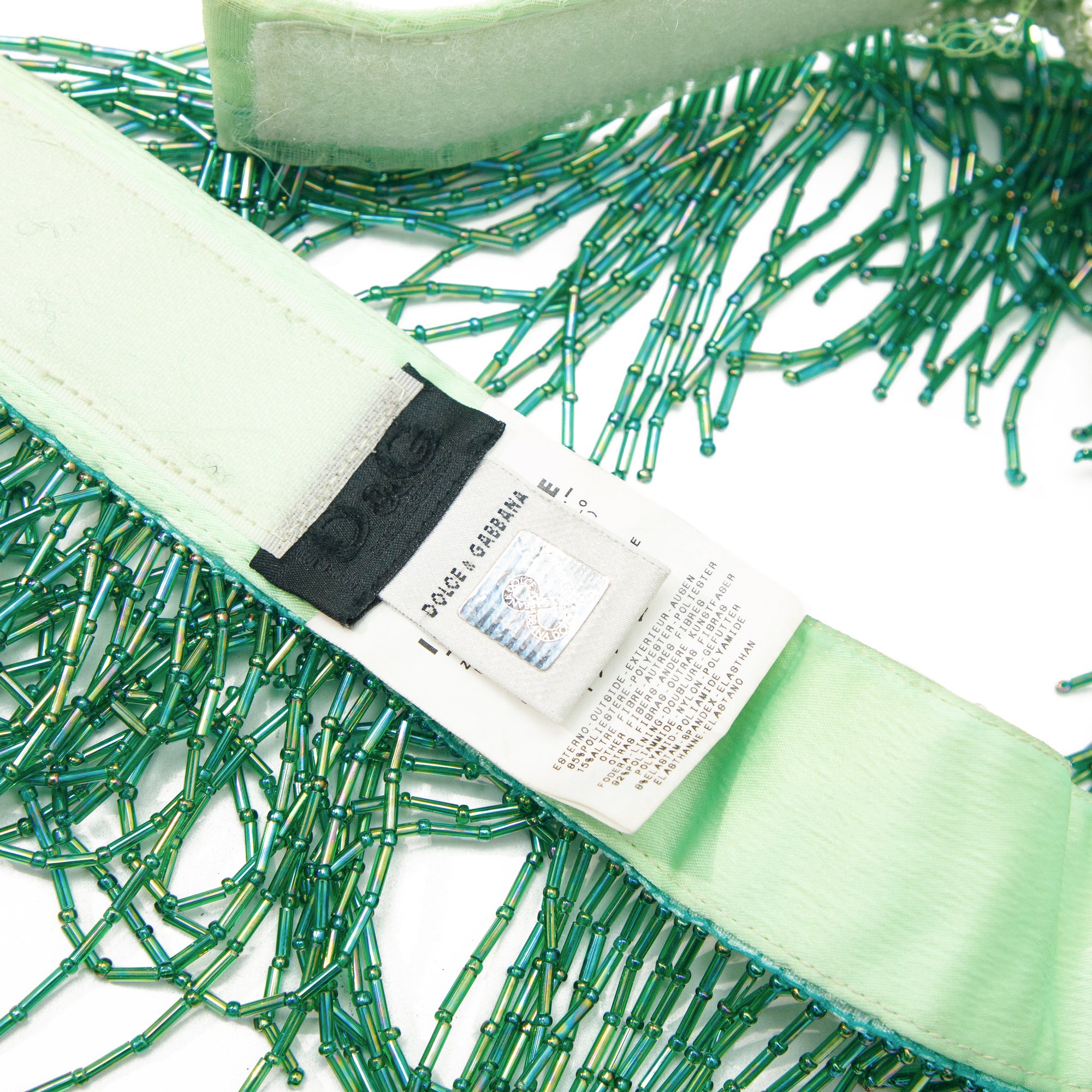 Image of Dolce & Gabbana 2000 Beaded Embellished Belt