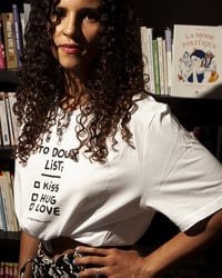 Image 5 of Reste un S - TEE-SHIRT blanc "TO DOUX LIST" - Collab' LADY BOY
