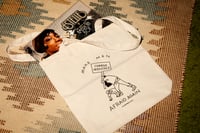 Image 1 of Tote bag "CHARGE MENTALE" - COLLAB' LADY BOY