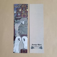 Image 2 of Traditional Bookmark--Swoopy Ghost Haunted Vacation House
