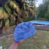 Mesh cap bleu