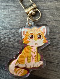 Orange Cat Keychain