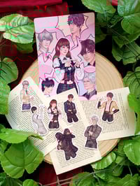 Image 3 of Love and deep Space  [Bookmark, print & Stickers]