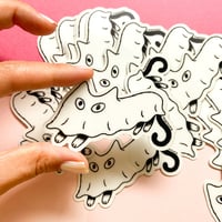 Image 1 of Ghostie Cat Sticker
