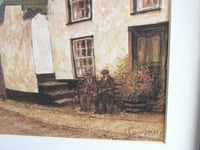 Image 5 of The Ship Inn Porlock Somerset: Framed Vintage Art Print by Alex Jawdokimov 