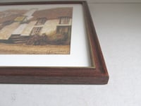 Image 8 of The Ship Inn Porlock Somerset: Framed Vintage Art Print by Alex Jawdokimov 