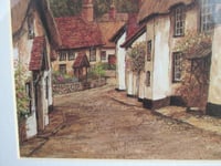 Image 4 of The Ship Inn Porlock Somerset: Framed Vintage Art Print by Alex Jawdokimov 