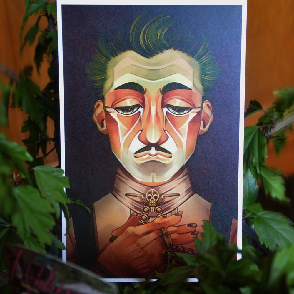 Image of Emmrich Volkarin postcard print, mini print, 5,5"x8,5"