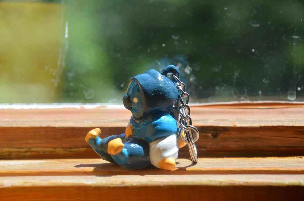 Image of Sleepy little night clown keychain !