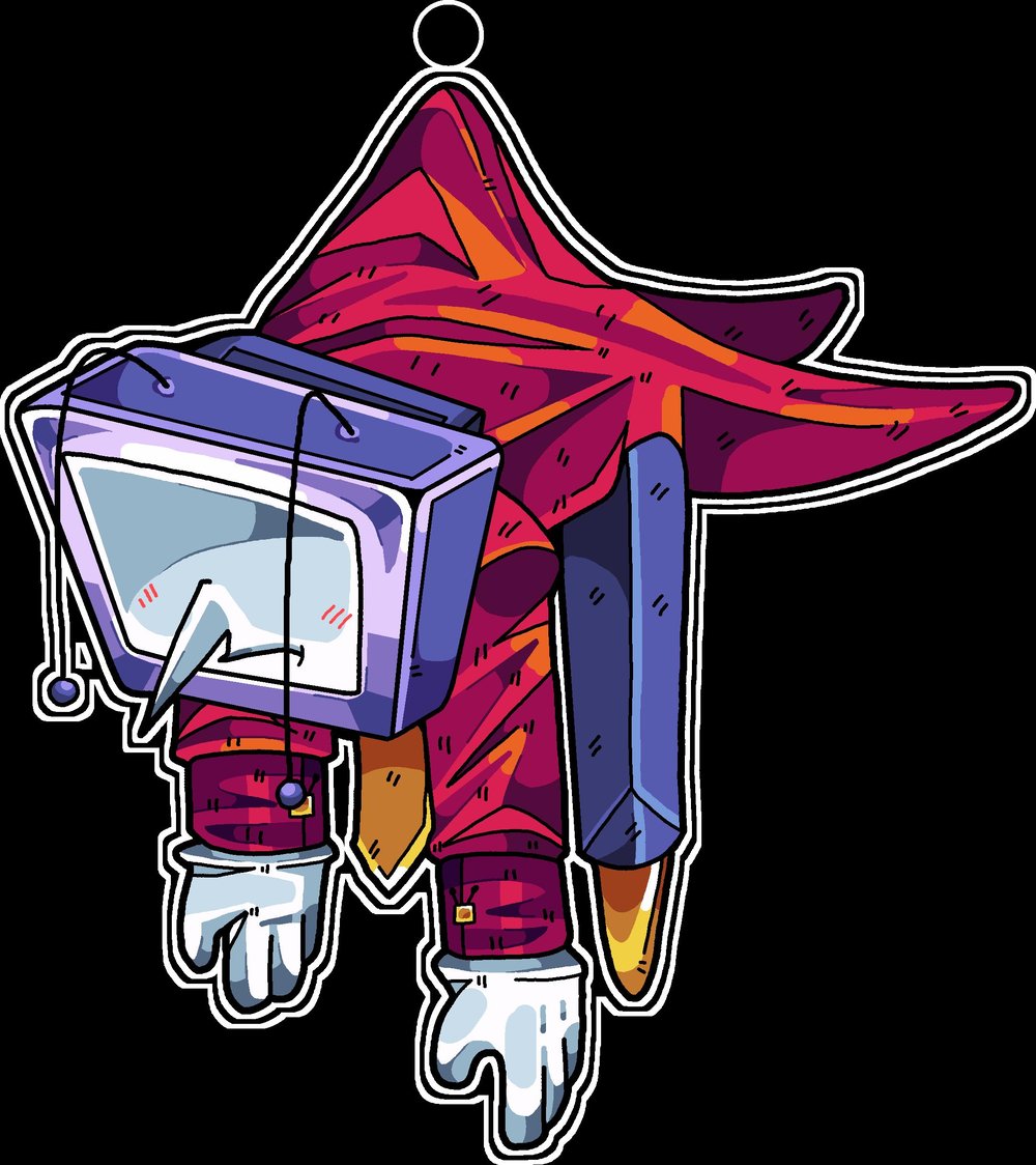 Image of TV TIME acrylic charms