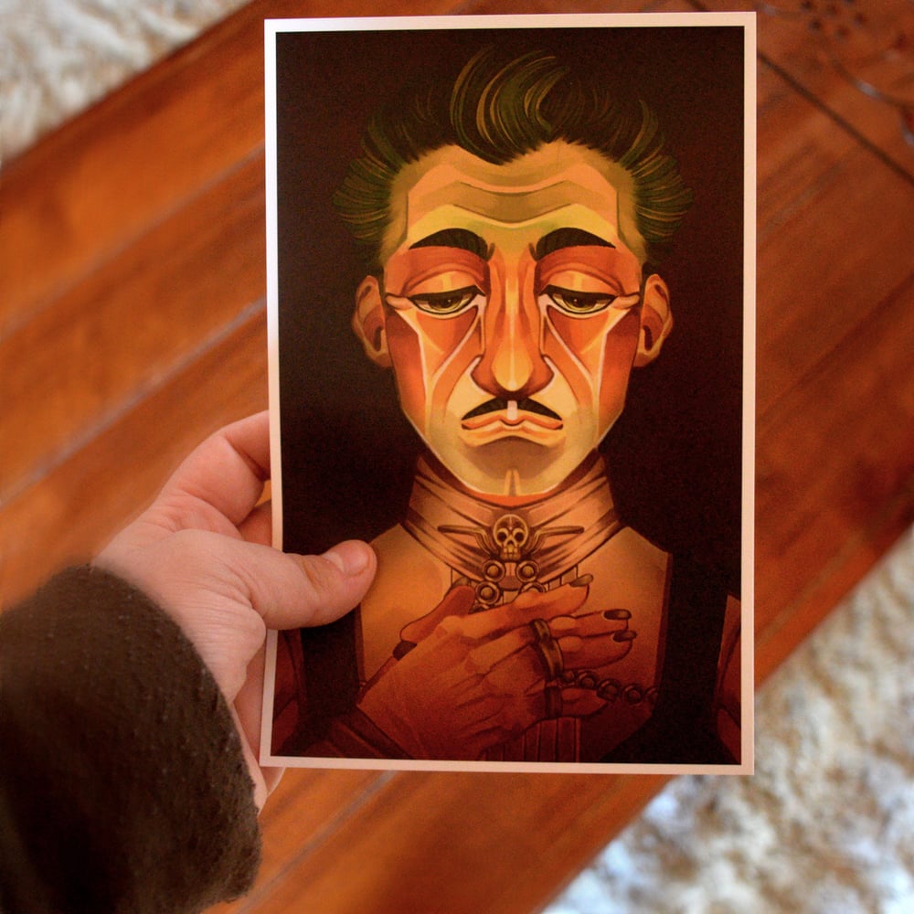 Image of Emmrich Volkarin postcard print, mini print, 5,5"x8,5"