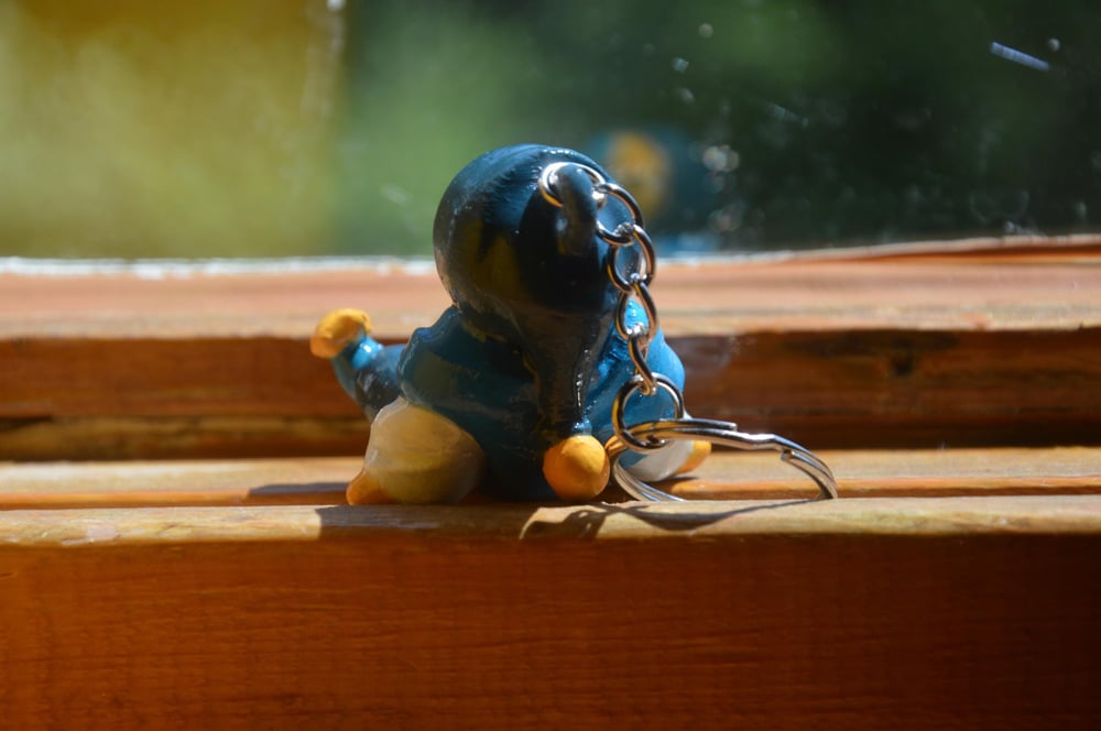 Image of Sleepy little night clown keychain !