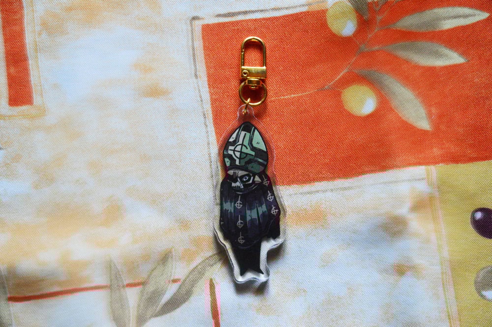 Image of Ghost band Papa keychains- 3 inches acrylic charms
