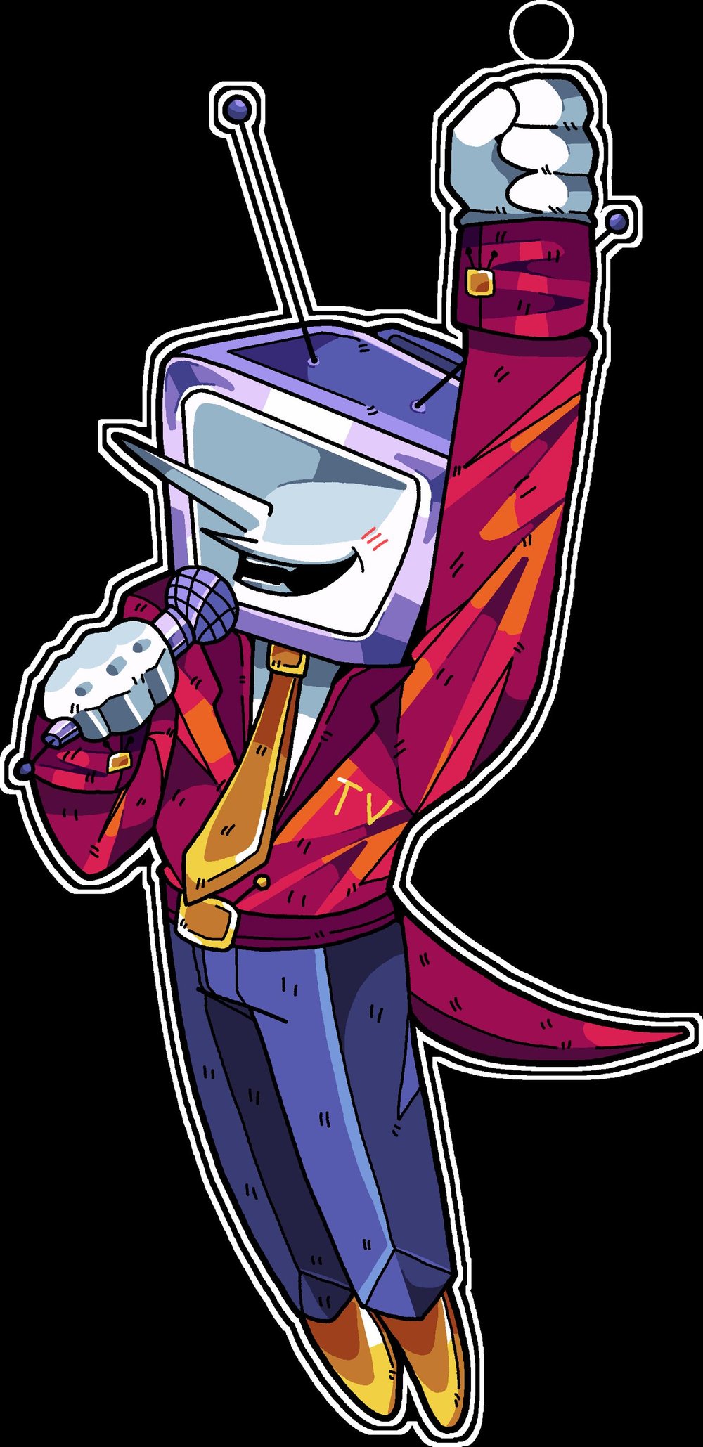 Image of TV TIME acrylic charms