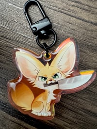 Image 1 of Stabby Fennec Keychain