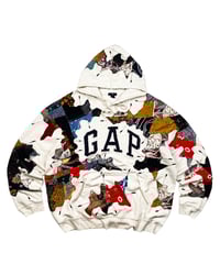 Image 1 of Reworked Batik Patch Culture Hoodie Size XL