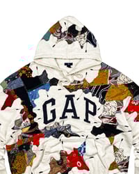 Image 5 of Reworked Batik Patch Culture Hoodie Size XL