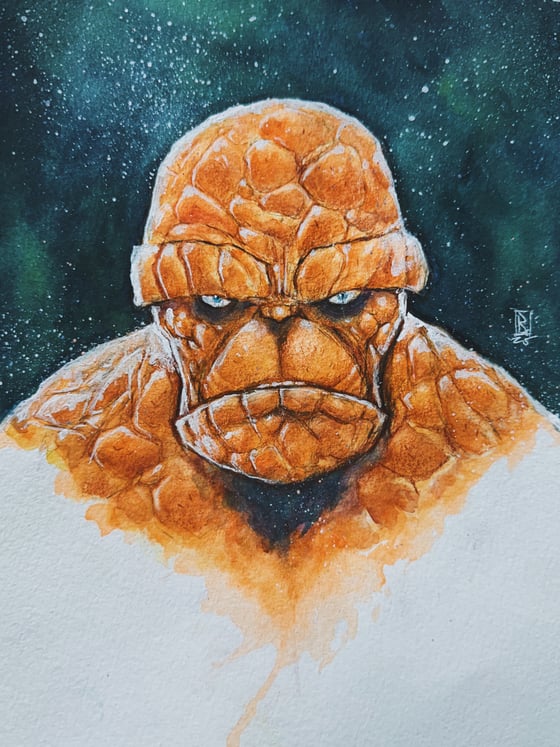 Image of THE THING [FANTASTIC FOUR] (ORIGINAL PAINTING)