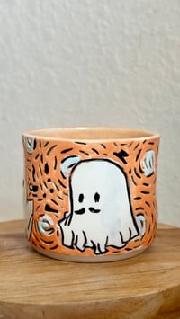 Image 3 of Fancy Ghost Cup – Spooky Gentlemen Edition