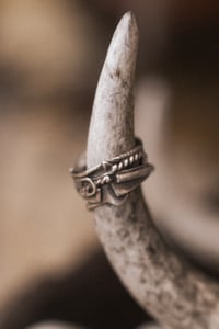 Image 3 of Fragmented Core -  Sterling Silver Ring - Size M 1/2