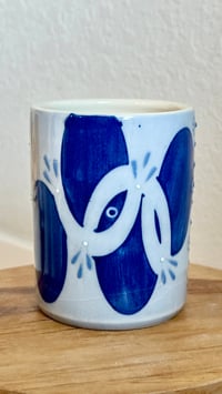 Image 4 of Abstract Slip Decorated Cup