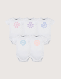 Image 2 of Hmong Snail Pattern Baby Girl Bodysuit