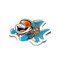 Image 1 of FAN Jeff the Sharkpup Sticker