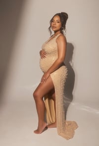 Image 1 of Alisa pearl gown