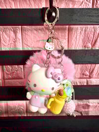 Image 1 of Hello Kitty Keychain with Charm 🐱✨