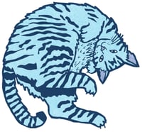 Image 1 of Holographic cat sticker