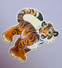 Image 1 of Orange Tiger Sticker