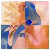 Image of AUGUST "Heart Full" - original art from the 2026 Calendar