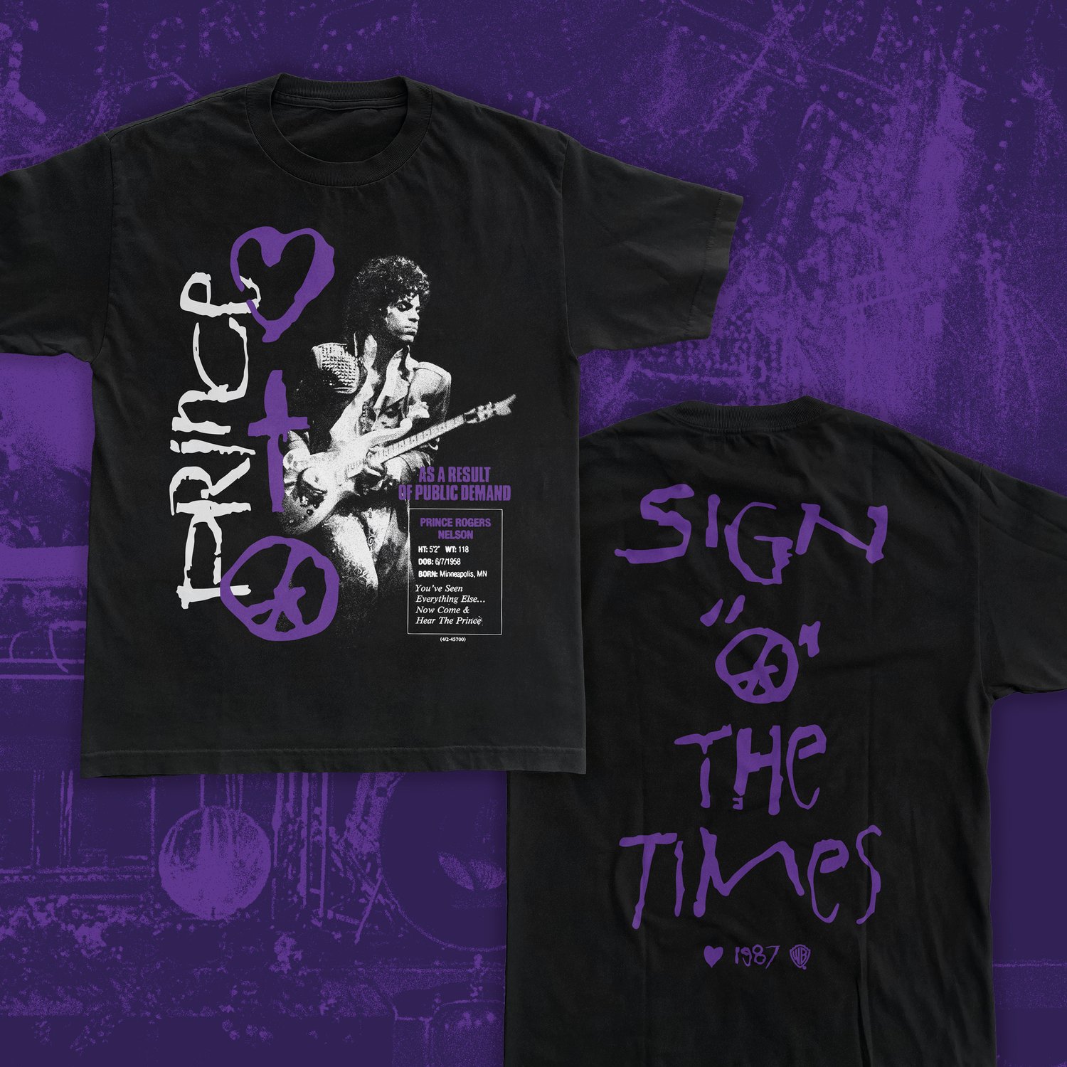 Image of Sign O The Times - Bootleg Tee