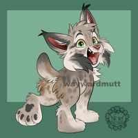 Image 2 of Lynx [Grey] Sticker