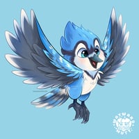 Image 2 of Bluejay Sticker