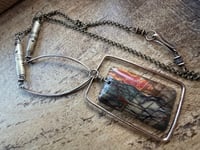 Image 8 of Jasper and brass necklace