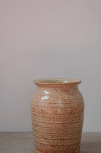 Image 2 of Short Vase Stamped - Shino