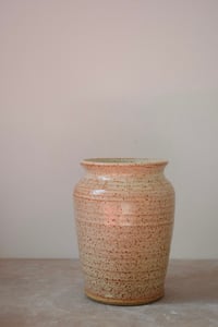 Image 1 of Vase Stamped - Shino