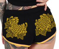Image 1 of ***PREORDER!*** Alley Cat Shorts black/gold