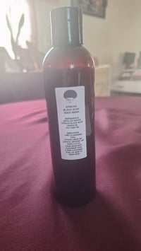 8oz African black soap body wash 