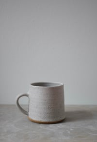Image 2 of Short Mug Stamped - Oatmeal