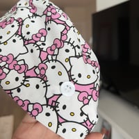 Image 3 of Hello Kitty Scrub Cap (Bonnet/ Ponytail Style)